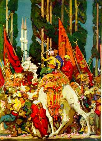 Dean Cornwell - city of the great king