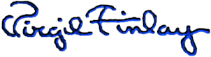 Virgil Finlay - signature