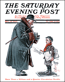 J.C. Leyendecker - Saturday Evening Post cover - 1909