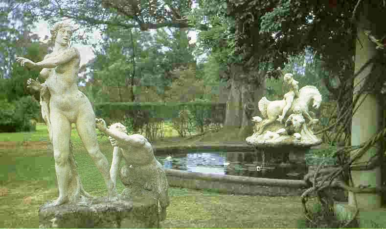Norman Lindsay - statuary at Springwood