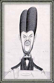 Sidney Sime - caricature by Max Beerbohm