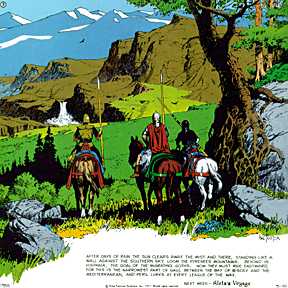 Hal Foster - knights and landscape