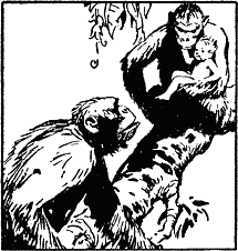 Hal Foster - apes and baby
