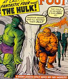 Jack Kirby - Hulk and Thing