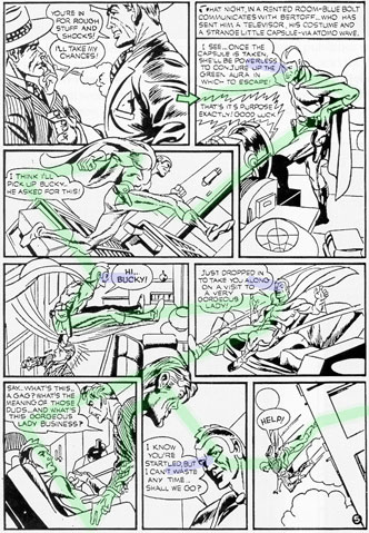 Jack Kirby - comic book layout flow