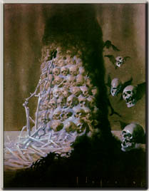 José Segrelles - Pile of Skulls